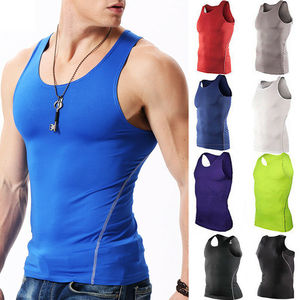 <b>Mens</b> Compression <b>Base</b> <b>Layer</b> Gym Tank Top Vest Sports Sleeveless Fitness T-Shirt Super Stretch and Breathable Fabric Quick Dry - Product Image 6