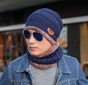 Commercio all'ingrosso Acrilico Morbido di Spessore del Filato di Inverno del Knit Slouchy uomini in pile Beanie Del <span class=keywords><strong>Cappello</strong></span> Della <span class=keywords><strong>Sciarpa</strong></span> <span class=keywords><strong>e</strong></span> Set - Product Image 6