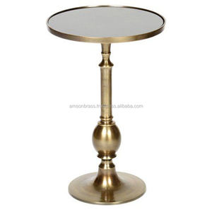 โต๊ะกาแฟรูปใบไม้โลหะดีไซน์ใหม่สำหรับใช้ในร้านอาหาร - Product Image 4