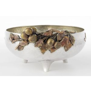 Juego de 3 cuencos de fruta seca de lujo de aluminio, decoración de mesa de Color cobre, cuencos de mesa de comedor de lujo antiguos modernos para el hogar - Product Image 4