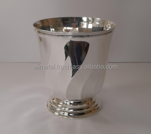 Seau à Champagne moderniste personnalisable en acier inoxydable, refroidisseur de vin ou baignoire à glace pour les fêtes en plein air - Product Image 2
