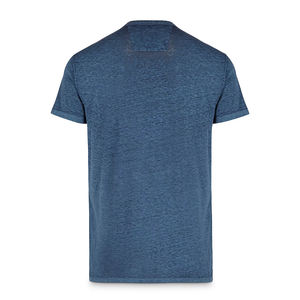 Diseño personalizado de cuello redondo, estampado de pantalla informal de estilo libre, cómodo, negro y azul, para niños y hombres, según lo necesario del cliente - Product Image 2