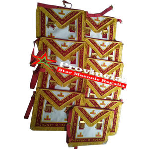 Delantales Masónicos Bordados Personalizados para Past Maestros, OES Estrella de Oriente, Alta Calidad, Precio al por Mayor - Product Image 6