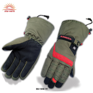 best men woman long <b>battery</b> life 7.4v rechargeable <b>battery</b> heated gloves with USB-C charging port for winter - Product Image 2