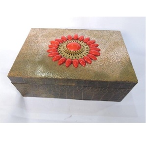 Caja de almacenamiento Retro de cobre para exhibición de Joyas, bandejas de servicio de vidrio para bodas, personalizadas, Europa, Estados Unidos - Product Image 5
