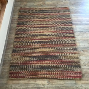 Alfombras de yute trenzadas redondas clásicas, alfombras de área de cáñamo para interiores y exteriores - Product Image 1