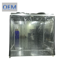 Cabine de production modulaire ACDT Classe 100 à parois souples et flux d'air, nouvelle cabine de production personnalisable pour usines de fabrication, garantie 1 an