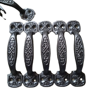 Poignées de tiroir en métal en fonte, boutons, design traditionnel, style moderne antique indien, poignées de porte de placard d'entrepôt extérieur - Product Image 1