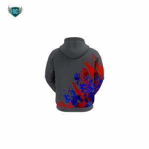 เสื้อฮู้ดผ้าฝ้ายเทอร์รี่ฝรั่งเศสสำหรับผู้ชาย OEM โลโก้ตามสั่งปัก3D พิมพ์ลายกราฟิกผ้าฟลีซไม่หดสำหรับฤดูหนาว - Product Image 3