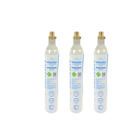 Tanque de CO2 de Alta Presión de Aluminio de 0.6L, Fabricado en Taiwán, con Válvula para Máquina de Refrescos