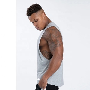 Camiseta sin mangas personalizada Streaker 2026 para correr y gimnasio, chaleco para hombre con tacto suave, 100% algodón, cuello redondo, sin mangas. - Product Image 4