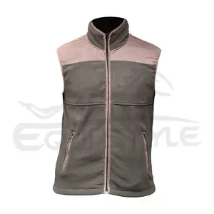 Chaleco de forro Polar para hombre, diseño Unisex, el más vendido, Logo personalizado, calentador de cuerpo, color rosa, gris claro