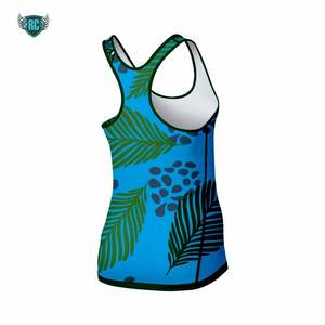 Débardeur à dos nageur unisexe 100% polyester nylon, confortable et respirant, avec short long, impression par sublimation - Product Image 5