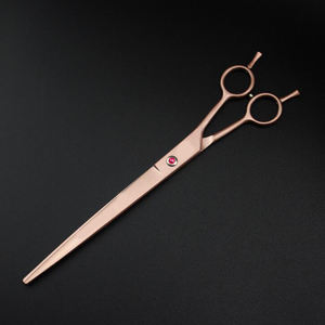 Tijeras profesionales de acero inoxidable 440c para mascotas, tijeras rectas de alta calidad para aseo de perros - Product Image 4