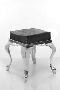 เก้าอี้อลูมิเนียมหนังคุณภาพสูงสำหรับตกแต่งบ้านเก้าอี้บาร์โลหะอลูมิเนียมขัดเงา - Product Image 2