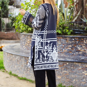 Pelouse d'impression numérique de haute qualité/robes de femmes indiennes pakistanaises 2020 salwar kameez robe de collection Lawn Kurti - Product Image 3