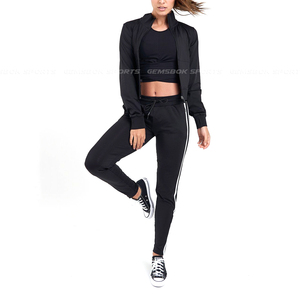 Chaqueta de mujer con cremallera de alta calidad, acolchada elástica de 4 vías para un aspecto atlético elegante, material transpirable y flexible - Product Image 2