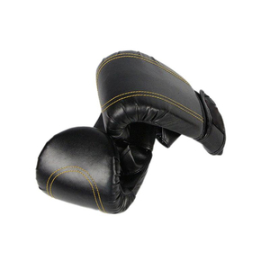 Gants de boxe en cuir véritable avec logo personnalisé, haute qualité pour les arts martiaux, unisexe, toutes tailles et couleurs, MALUNET ENTERPRIRES - Product Image 4