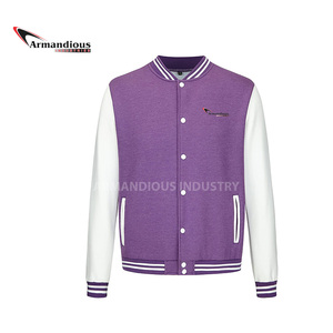 Chaqueta de béisbol personalizada para hombre y mujer, chaqueta unisex de invierno con botones, letras de la universidad, nueva, gran oferta - Product Image 6