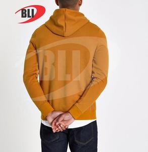 High Quality Men's <b>3XL</b> Pullover <b>Hoodie</b> Custom Logo Print Winter Streetwear in Fleece Puff Printing Technique Plain Dyed - Product Image 5