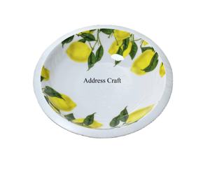 Bol à fruits imprimé en émail bois à la mode bol à salade créatif articles ménagers vaisselle d'hôtel vaisselle vaisselle ustensiles de cuisine bol à mélanger plats - Product Image 1