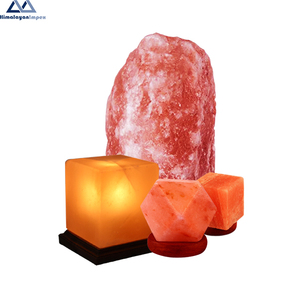 Lámpara de sal rosa del Himalaya al por mayor de alta calidad con base de madera pura y natural para hoteles para el cuidado de la salud - Product Image 4