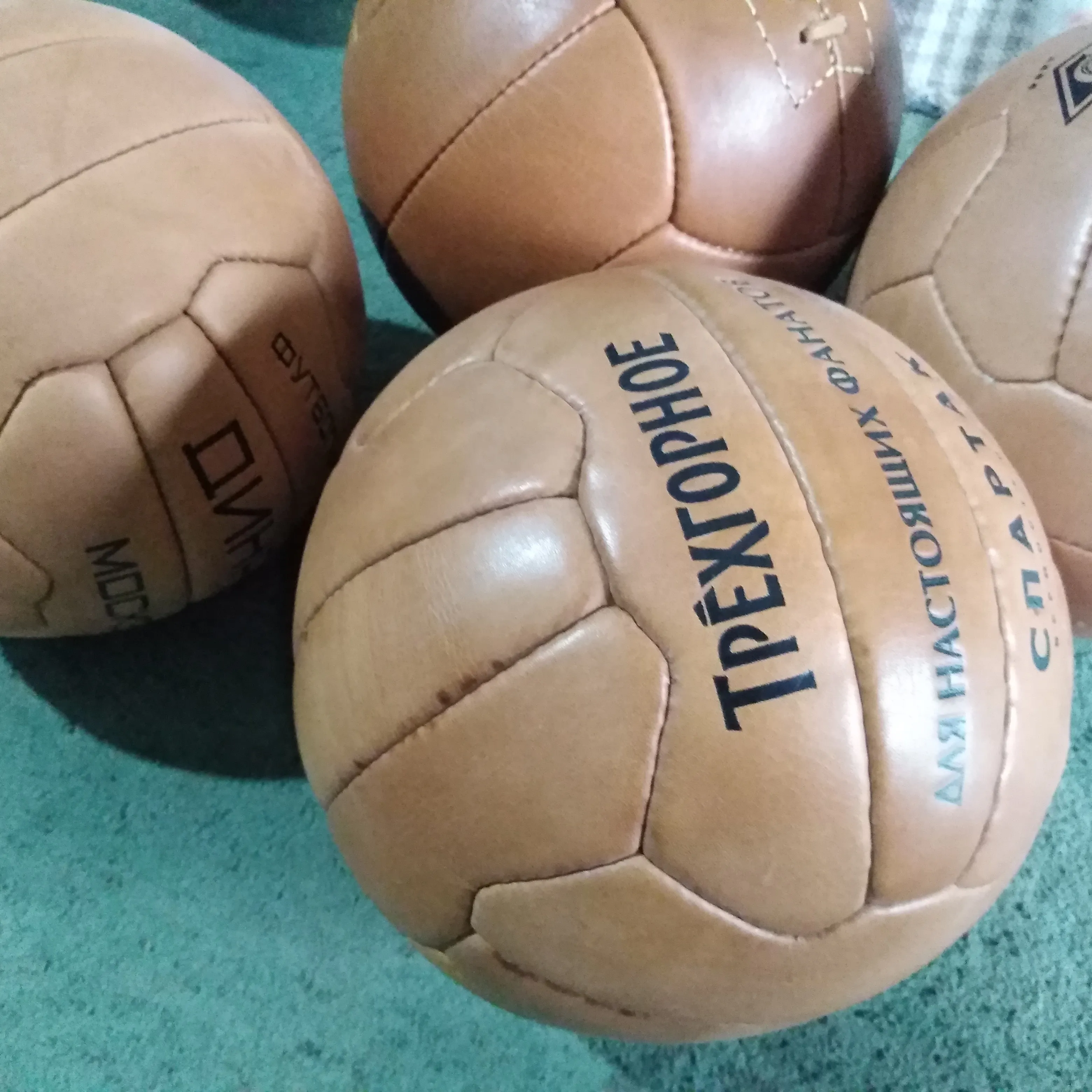 Genuine Leather Colored Basketball - Handball - Rubgy - American Football