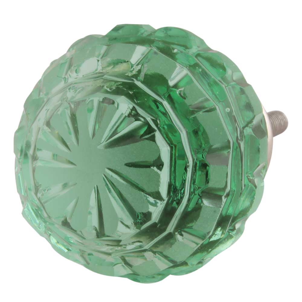 Wholesale Mint Green Glass Round Drawer Knobs - GFK-131 Wholesale Mint Green Glass Round Drawer Knobs - GFK-131