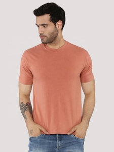 Alta calidad 100% algodón cuello redondo hombres camiseta impresa logotipo personalizado tamaño americano estilo de manga corta talla grande liso al por mayor - Product Image 6