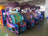 Électronique Rachat Loterie Machine de Jeu D'enfants D'intérieur D'arcade Machine Dinosaure Roulettes Jeu pour Les Enfants