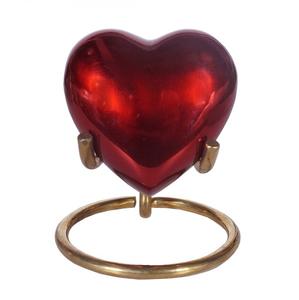 Urna Conmemorativa de Corazón de Metal, Urna de Diseño en Forma de Corazón, Urna Conmemorativa de Corazón para Cenizas Humanas, Urna Conmemorativa de Corazón Brillante, Urna Conmemorativa de Corazón Negro Brillante - Product Image 5