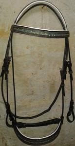 VENDRE Bling Rose CRISTAUX Cuir CHEVAL Brides EN DOLLAR 8 TAILLE 14 15 16 17 18 - Product Image 2