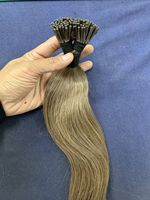 Vente en gros d'extensions de cheveux Remy I Tip lisses 100% cheveux humains vierges Micro Links Cheveux de trame de génie brut acceptés Service OEM Kinky