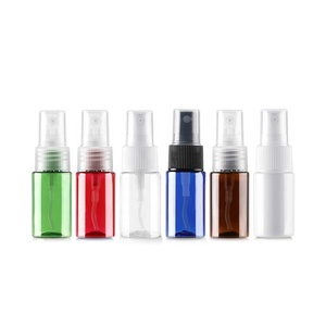 10ml Cute Amber Blue Green Red Transparent Spray Bottle