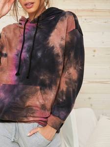 Sweat-shirts imprimés amples en coton 100% OEM, en molleton pour homme et femme - Product Image 2