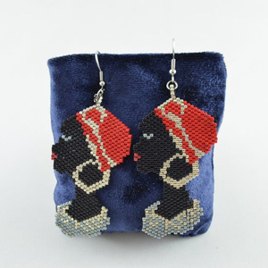 Pendientes de cuentas Miyuki Hechos a Mano Felicidad - Product Image 1