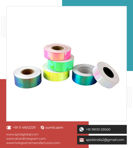 Vente chaude Personnalisé Multicolore PET Rubans Adhésifs 3D Holographique Fluorescent Arc-En-Autocollants Forte Adhérence Prix de Gros - Product Image 2