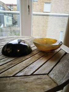 Cuenco de cuerno de búfalo pulido ecológico, regalo para padrinos de boda para fiestas de hombres, padrino y padrino - Product Image 6