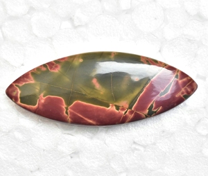 Cabochon de jaspe de cerises diy, pierre précieuse naturelle de haute qualité pour la fabrication de bijoux, cabine en pierre gemmes faite à la main - Product Image 3