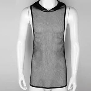 Camiseta sin mangas con Logo personalizado para hombre, camiseta sin mangas de algodón 100% para entrenamiento, barata de fábrica - Product Image 4