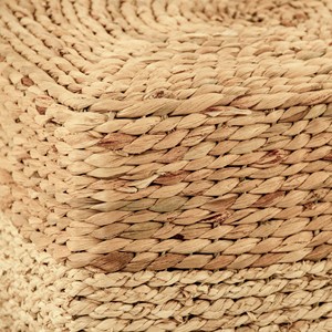 Tabouret rond en jonc de mer naturel, élégant, tendance, mobilier de maison de style moderne, fait à la main, au vietnam, - Product Image 2
