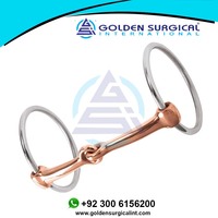 Meilleure Qualité GOLDEN Étrille à Bucles Personnalisée Modèle GSIB-100506 Vente en Gros Usine Étrilles pour Chevaux Instruments Vétérinaires Fabriqués