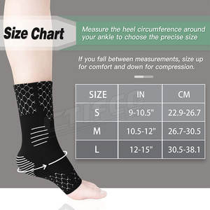 Tobillera ajustable de neopreno con protección profesional Soporte de compresión deportiva unisex - Product Image 6