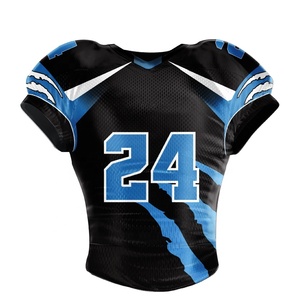 Maillot de football américain de haute qualité en gros 100% polyester conçoit sur mesure le meilleur design - Product Image 1
