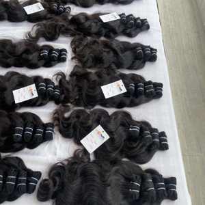 ผู้จำหน่ายผมมนุษย์มิงค์อินเดียแท้แบบไม่ผ่านกระบวนการ, ผมต่อแบบเรมี่, ผมมนุษย์แบบเวฟท์แท้ขายส่ง - Product Image 5