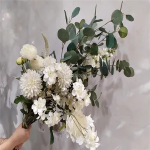 Hot販売High Quality Artificial Single Flower For Wedding Decoration White Color Series