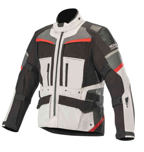 Blouson en Textile pour moto, imprimé personnalisé, noir et Orange, pour hommes, résistant aux déchirures, à faire soi-même - Product Image 2