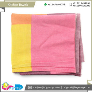 Fabricant d'excellente qualité Design accrocheur 100% serviettes de cuisine en toile de coton Serviette de bain de golf d'Inde - Product Image 4