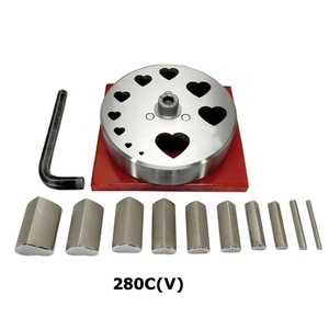 Juego de cortadores de disco con forma de corazón, herramientas de joyería - Product Image 1