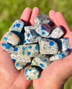 หินคริสตัลธรรมชาติ K2 Jasper Tumbled Stone Jasper หิน Tumbled สำหรับการรักษาและการทำสมาธิ